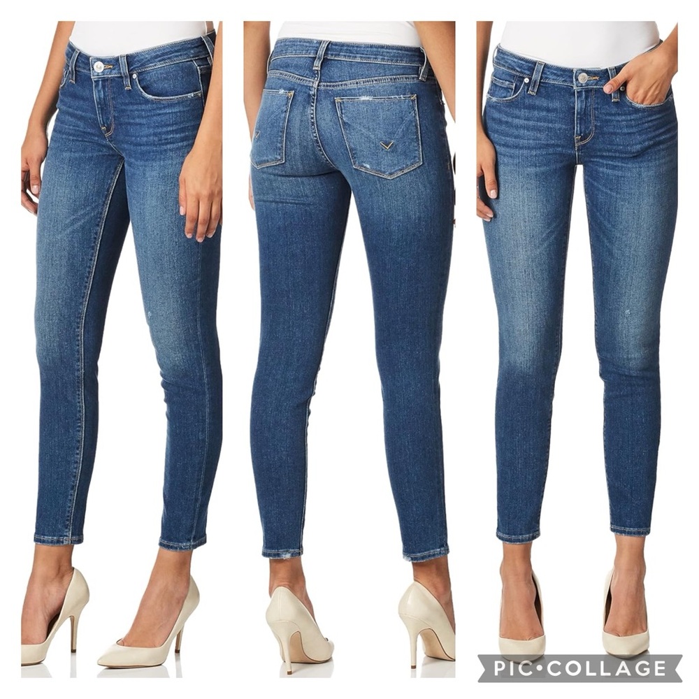 Hudson “Krista” Super Skinny Ankle Jeans
